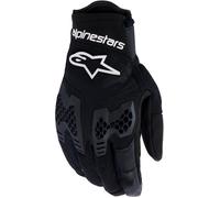 Alpinestars Guanti da moto Manti Air – rete traspirante, protezione nocche – Nero/Bianco, Uomo M
