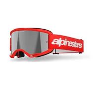 ALPINESTARS - MASCHERINA MOTOCROSS VISION 3 WORDMARK LENTE A SPECCHIO ARGENTO -
