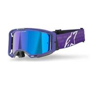 ALPINESTARS - MASCHERINA MOTOCROSS VISION 8 CORP LENTE A SPECCHIO BLU - VIOLA