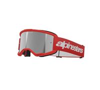 Alpinestars mascherina Vision 3 Wordmark Goggle - 3094 Red mirrored Silver