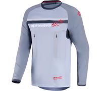 Alpinestars Maxdura Dual Maglia Motocross, grigio, Taglia S