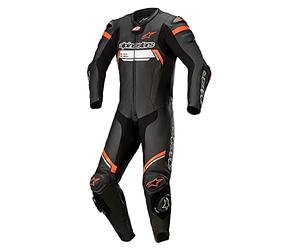 Alpinestars Missile V2 Accensione Pelle Suit 1 PC (Nero/Rosso Fluo, 46)