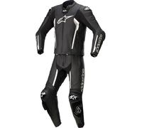 Alpinestars Missile V2, tuta in pelle 2pz. 52 male Nero/Bianco
