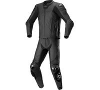 Alpinestars Missile V2 Tuta in pelle della moto a due pezzi, nero, taglia 54 per maschi