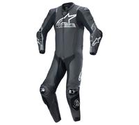 Alpinestars Missile V2 Ward 1 pezzo tuta in pelle - nero/grigio metallizzato ...