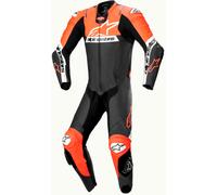 Alpinestars Missile V2 Ward traforato One Piece Moto Tuta in pelle, nero-rosso, taglia 48 per maschi