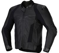 Alpinestars Missile V3 Giacca in pelle da moto, nero, taglia 50 per maschi