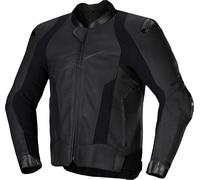 Alpinestars Missile V3 Giacca in pelle da moto, nero, Taglia 58