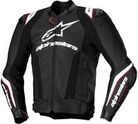 Alpinestars Missile V3 Ignition, giacca in pelle 60 male Nero/Bianco