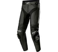 Alpinestars Missile V3, pantaloni di pelle 58 male Nero/Bianco