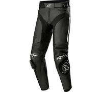 Alpinestars Missile V3 Pantaloni Moto in Pelle, nero-bianco, taglia 60 per maschi