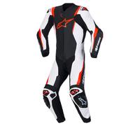 alpinestars Missile V3 Tuta in pelle monopezzo uomo bianca, taglia 50
