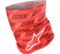 Alpinestars MM93 Collo Tubo Sciarpa Collo ( Rosso/Nero/Bianco )