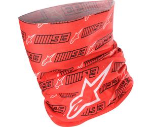 Alpinestars MM93 Collo Tubo Sciarpa Collo ( Rosso/Nero/Bianco )