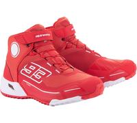 Alpinestars MM93 CR-X Drystar Scarpe da moto, bianco-rosso, taglia 44 per maschi