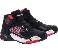 Alpinestars MM93 CR-X Drystar Scarpe da moto, nero-bianco-rosso, taglia 39 per maschi