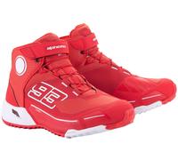Alpinestars MM93 CR-X Drystar Scarpe da moto, bianco-rosso, taglia 41 per maschi