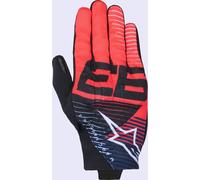 Alpinestars Guanti moto MM93 Reef V2 Nero/Rosso Fluo/Blu Scuro Taglia M Uomo
