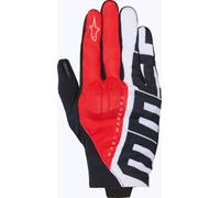 Alpinestars MM93 Reef V2 Guanti da moto, nero-bianco-rosso, taglia L per maschi
