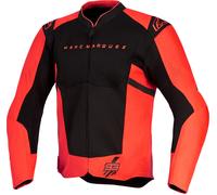 Alpinestars MM93 T-SPS Air V2, giacca in tessuto 4XL male Rosso Fluo/Nero