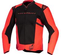 Alpinestars MM93 T-SPS Air V2 Giacca tessile da moto, nero-rosso, taglia 2XL per maschi