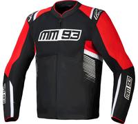 Alpinestars MM93 T-SPS Air V2 Giacca tessile da moto, nero-rosso, taglia 2XL per maschi