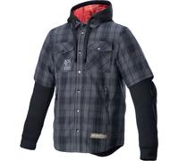 Alpinestars MO.ST.EQ Tartan, giacca in tessuto 3XL male Grigio/Nero
