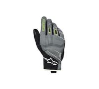 Alpinestars Moblast WP Guanti impermeabili da motocicletta, nero/grigio/giallo, L