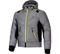 Alpinestars Mohobbs, giacca tessile impermeabile 4XL male Grigio/Nero/Verde Fluo