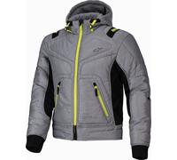 Alpinestars Mohobbs impermeabile Giacca tessile moto, grigio-giallo, taglia XL per maschi