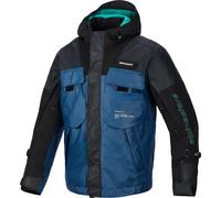 Alpinestars Mospher WP impermeabile Giacca tessile moto, nero/blu, Taglia M