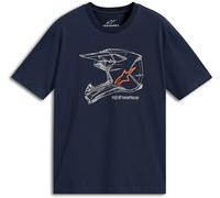 T-Shirt Alpinestars MX Cross CSF Blu NavyM Blu Navy