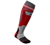 Alpinestars Mx Plus-1, calzini lunghi S male Rosso/Grigio