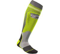 Alpinestars MX Plus-1 Calzini Motocross, giallo/grigio, Taglia S