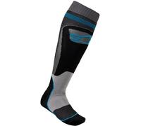Alpinestars MX Plus-1 Calzini Motocross, nero/grigio, Taglia S