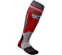 Alpinestars MX Plus-1 Calzini Motocross, Rosso Borgogna, Taglia S