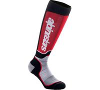 Alpinestars MX Plus, calzini S male Nero/Grigio/Rosso