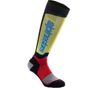 Calze Cross Alpinestars Plus Nero/Rosso/Blu chiaroS Nero,Rosso,Blu chiaro