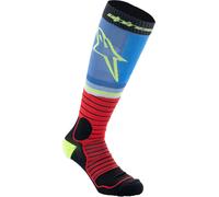 Calze Cross Alpinestars Pro Nero/Rosso/Blu chiaroS Nero,Rosso,Blu chiaro