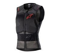 Alpinestars 6508123-009-XL giacca e giubbotto da moto Maschio Giacca da motociclista Nero, Rosso, Trasparente