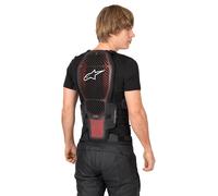 Alpinestars Nucleon KR-1 Cell Protettore posteriore (Black/Red,S)