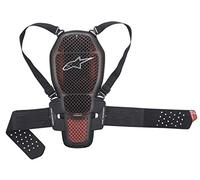 Alpinestars Paraschiena Nucleon KR-1 Cell trasparente rosso fumo/nero M