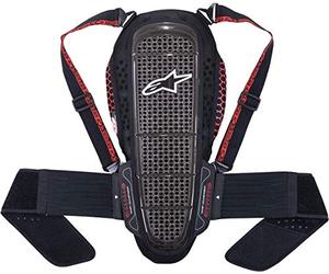Alpinestars Nucleon KR-1 - Paraschiena per auto, colore nero/fumo/rosso, taglia M