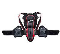 Alpinestars Nucleon KR-3 Protezione per la schiena, nero-rosso, taglia S per maschi