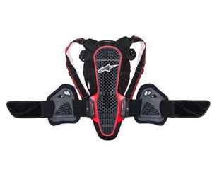 Alpinestars Nucleon KR-3 Protezione per la schiena, nero-rosso, taglia XL per maschi