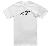 Alpinestars Ageless Csf Tee T-Shirt da Uomo Maglietta Girocollo Maglia a Maniche Corte Stile Sportivo Bianco/Nero M