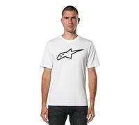 Alpinestars Original Logo Tee Maglietta a Maniche Corte con Girocollo T-Shirt, Bianco, L Uomo