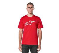 Alpinestars Original Logo Tee Maglietta a Maniche Corte con Girocollo T-Shirt, Rosso, M Uomo