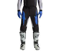 Alpinestars Supertech Hiten AFD Pantaloni da motocross, nero/blu/viola, Taglia 34