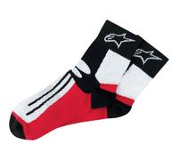 Alpinestars Pantaloncini Racing Strada Calzini di Moto (Nero/Rosso/Bianco) Gr :